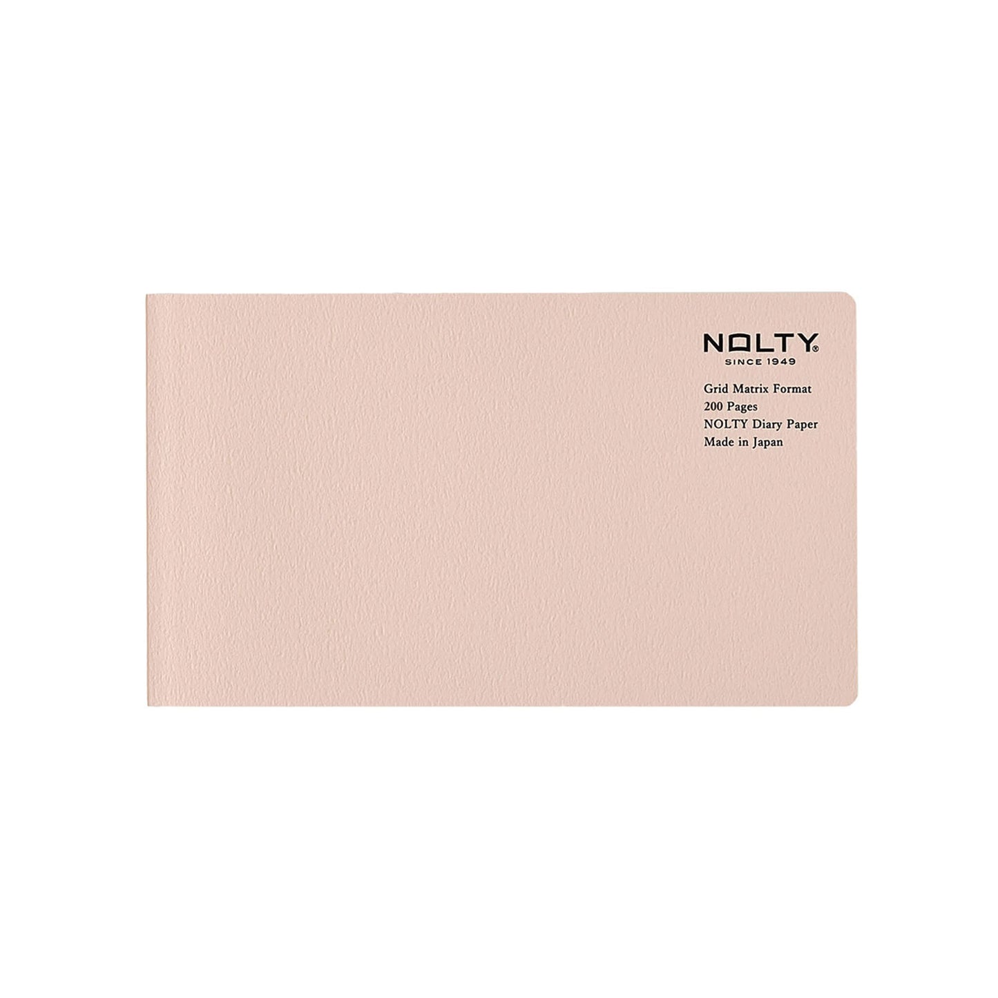 NOLTY Notebook Horizontal Slim Grid Matrix - Pink - Notebooks