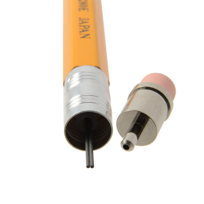 OHTO Wooden Mechanical Pencil With Eraser - Yellow - Mechanical Pencils