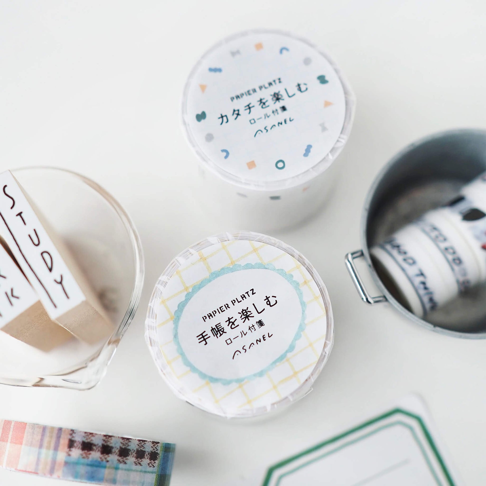 Papier Platz × ASANEL Roll Sticky Notes - Enjoying Journals - Sticky Notes