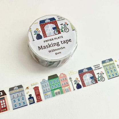 Papier Platz × Eric Gold Foil Washi Tape - Favorite Place - Washi Tapes