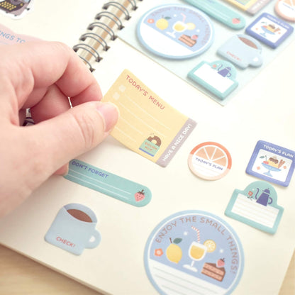 Papier Platz × Eric Mini Sticky Notes - Fruit & Sweets - Sticky Notes