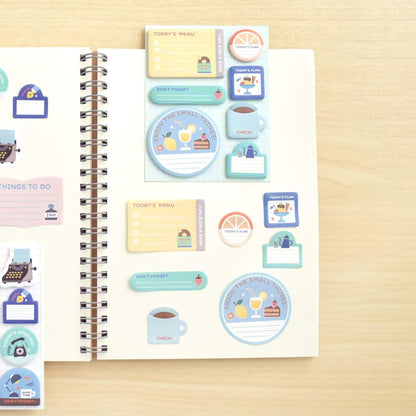 Papier Platz × Eric Mini Sticky Notes - Fruit & Sweets - Sticky Notes