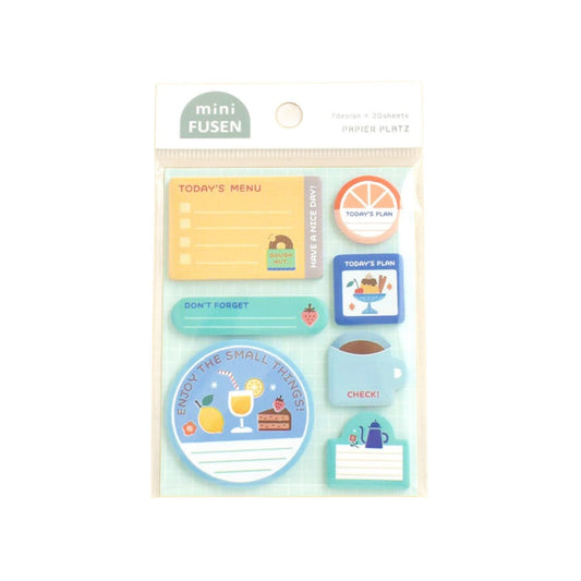 Papier Platz × Eric Mini Sticky Notes - Fruit & Sweets - Sticky Notes