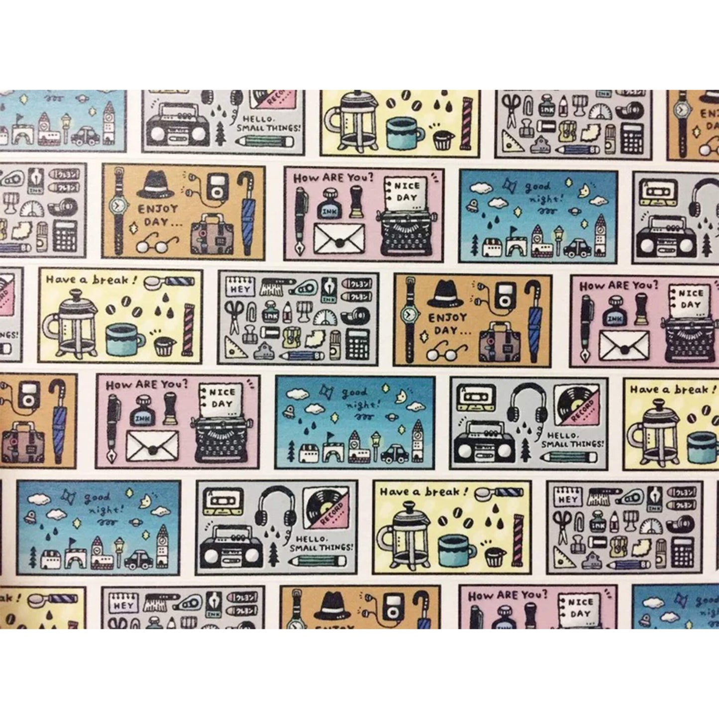Papier Platz × Eric Washi Tape - Days - Washi Tapes