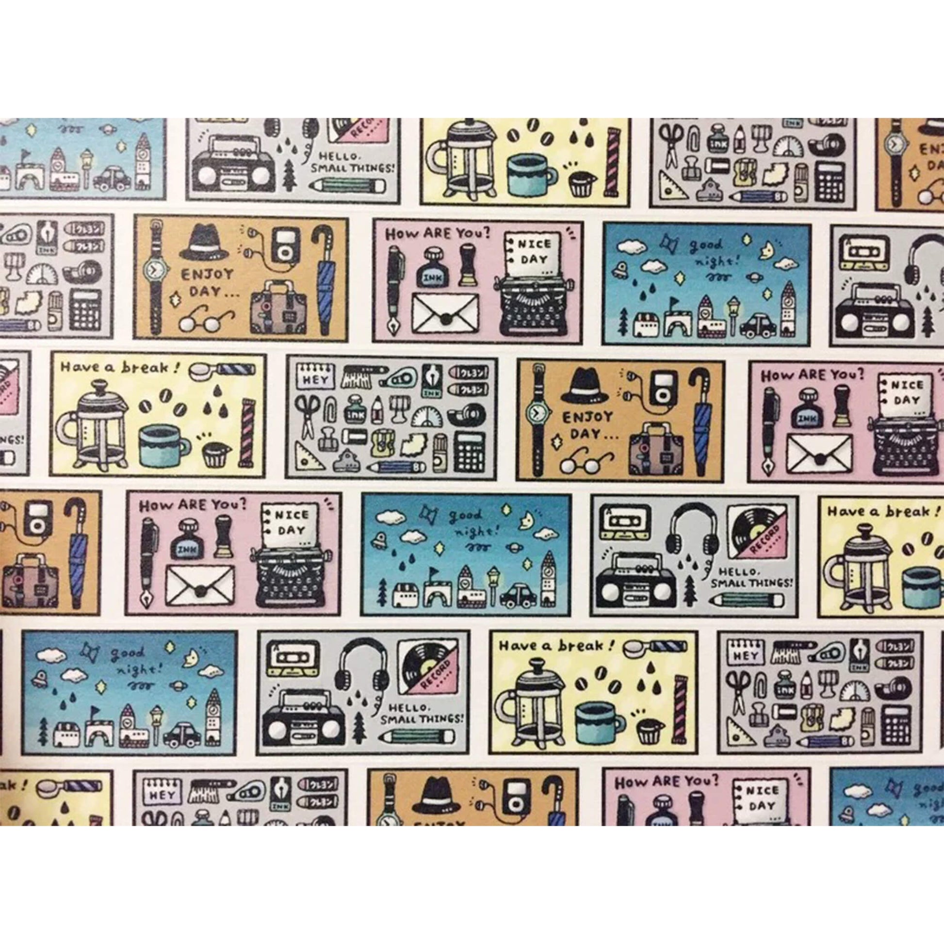 Papier Platz × Eric Washi Tape - Days - Washi Tapes