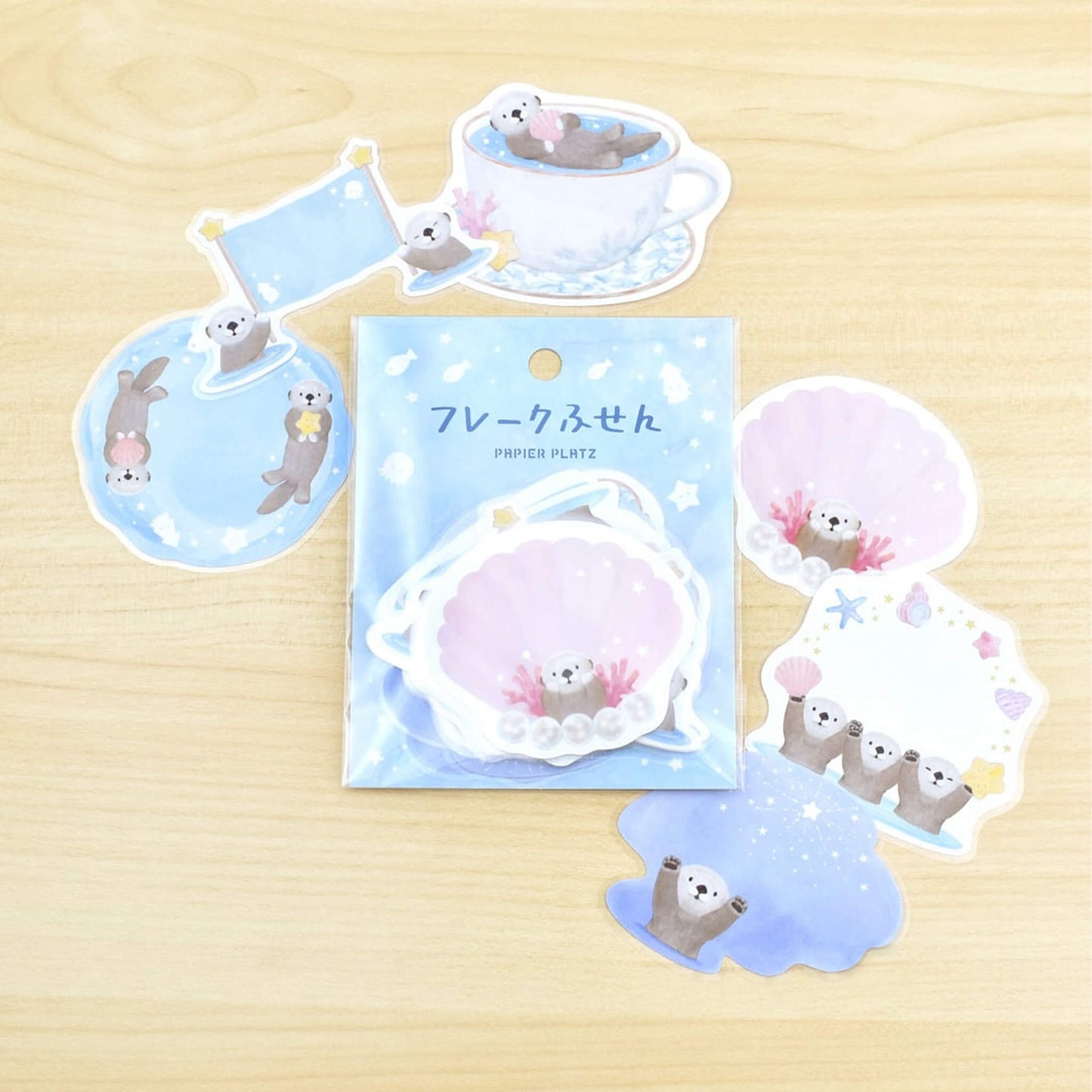 Papier Platz × MILINA Flake Sticky Notes - Love Racco - Sticky Notes