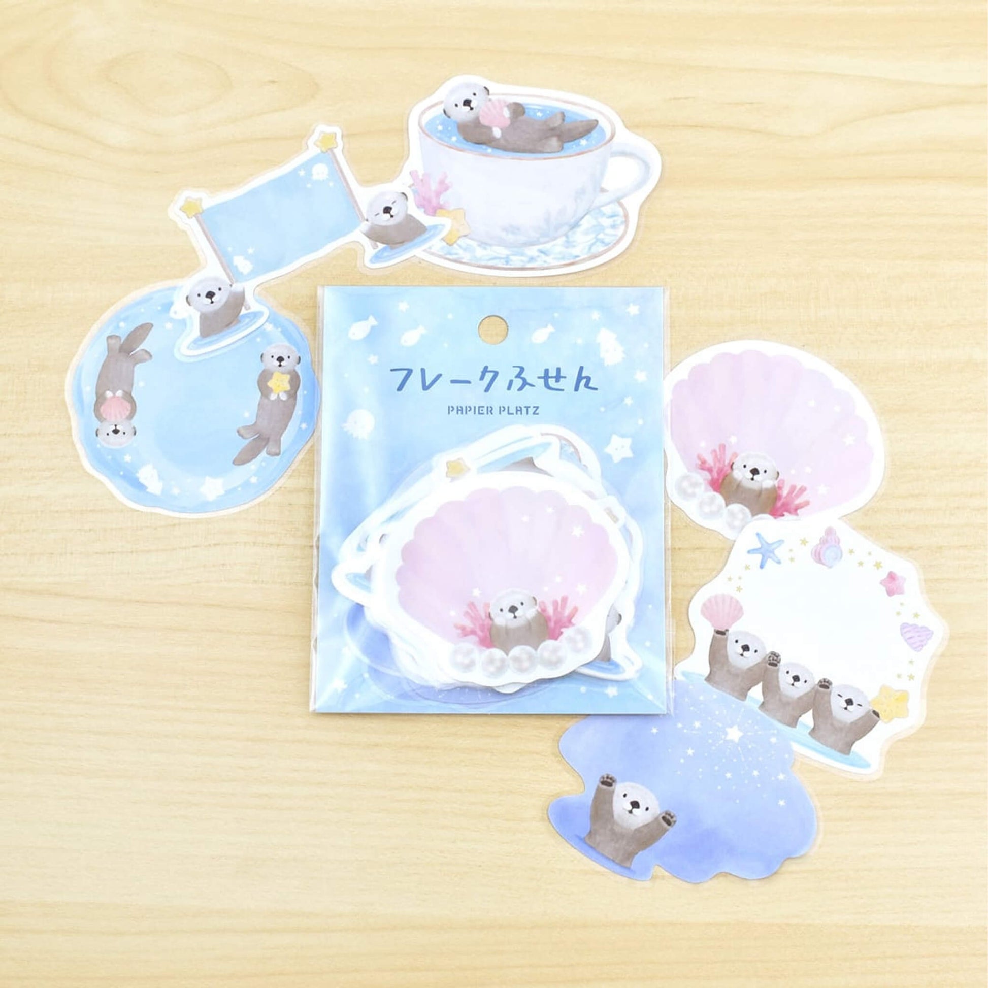 Papier Platz × MILINA Flake Sticky Notes - Love Racco - Sticky Notes