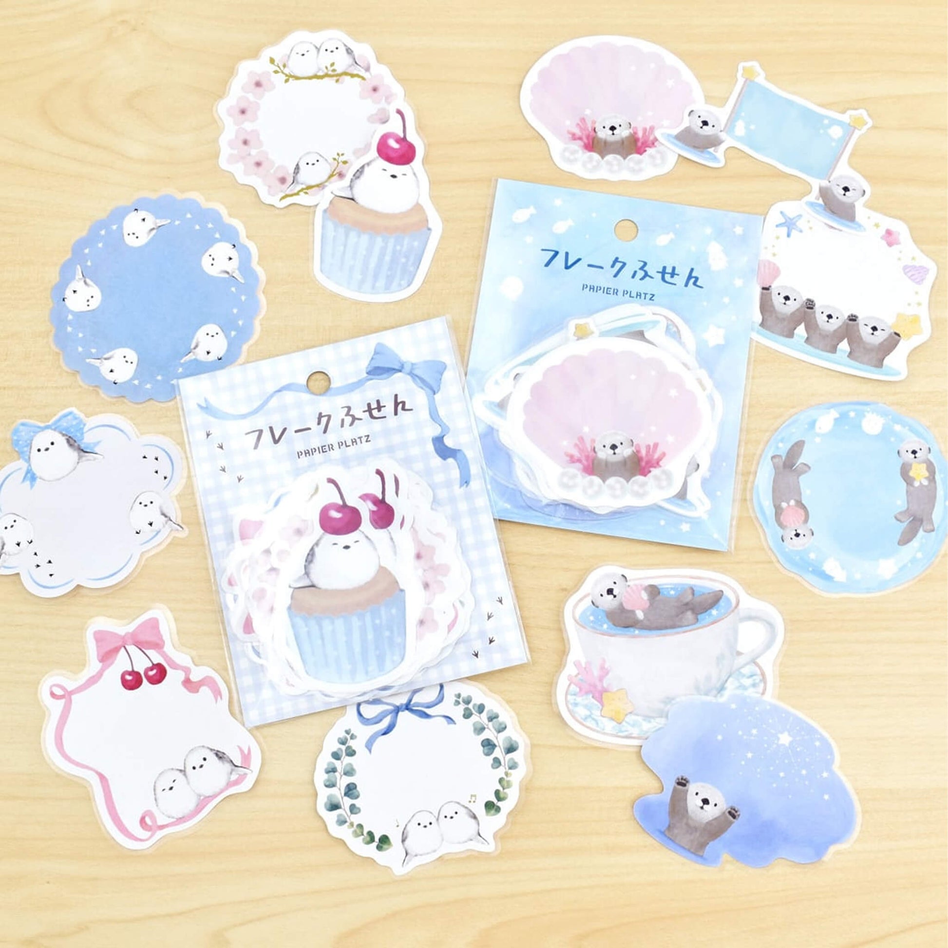 Papier Platz × MILINA Flake Sticky Notes - Love Racco - Sticky Notes