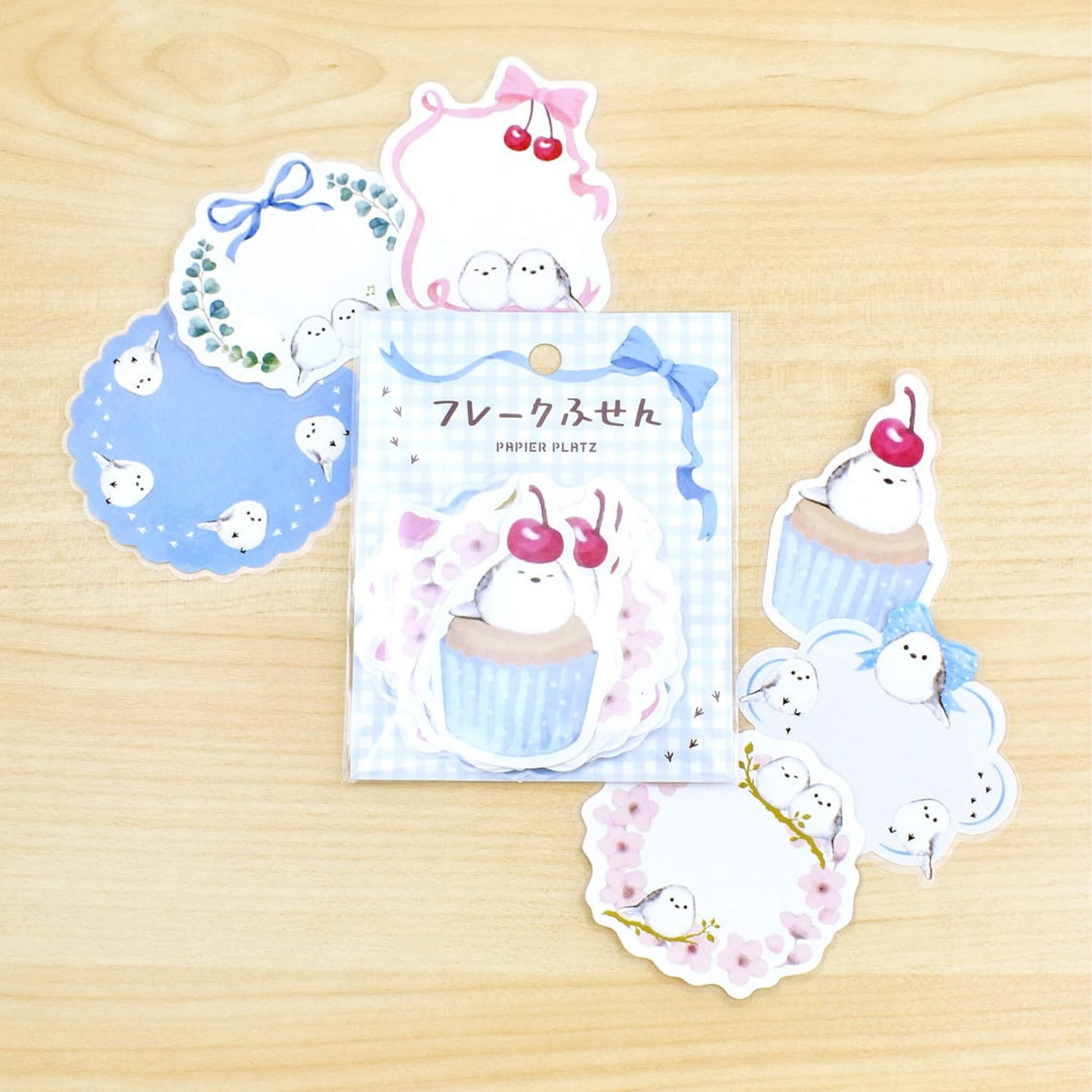 Papier Platz × MILINA Flake Sticky Notes - Love Shimaenaga - Sticky Notes