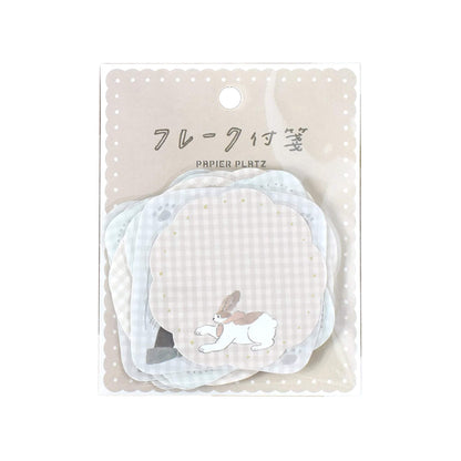 Papier Platz × Tobimatsu Shoichiro Flake Sticky Notes - Gingham Club - Sticky Notes