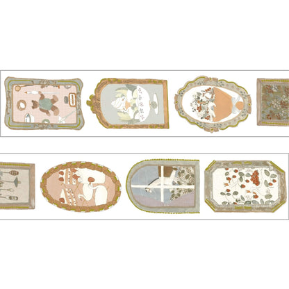 Papier Platz × Tobimatsu Shoichiro Gold Foil Washi Tape - Foil Frame - Washi Tapes