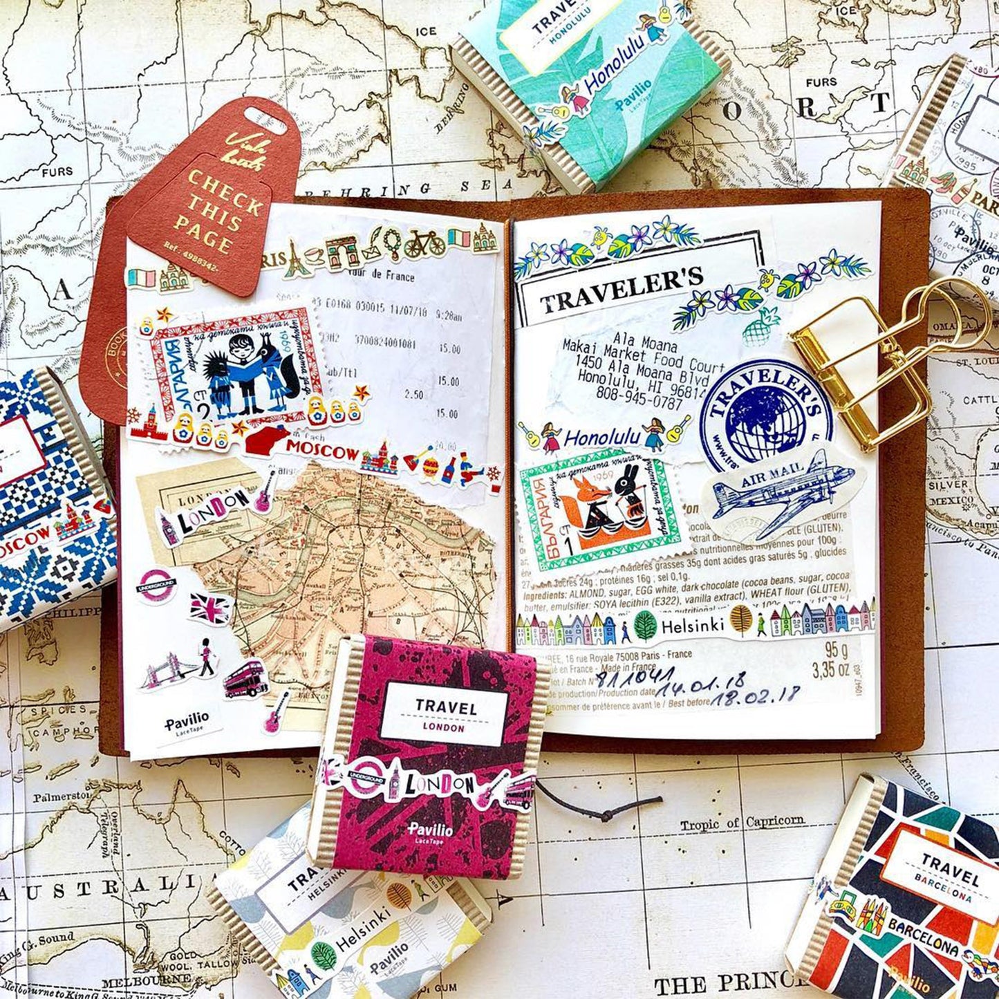 Pavilio Lace Tape Travel Series - London - Lace Tapes