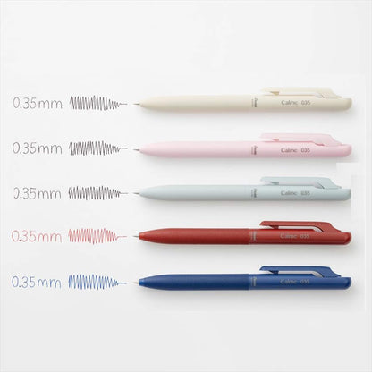 Pentel Calme Ballpoint Pen 0.35mm - Beige - Ballpoint Pens