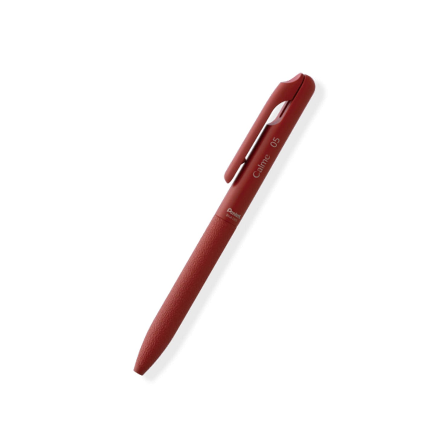 Pentel Calme Ballpoint Pen 0.5mm Red Ink - Red - Ballpoint Pens