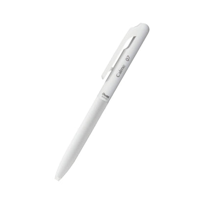 Pentel Calme Ballpoint Pen 0.7mm - Grayish White - Ballpoint Pens