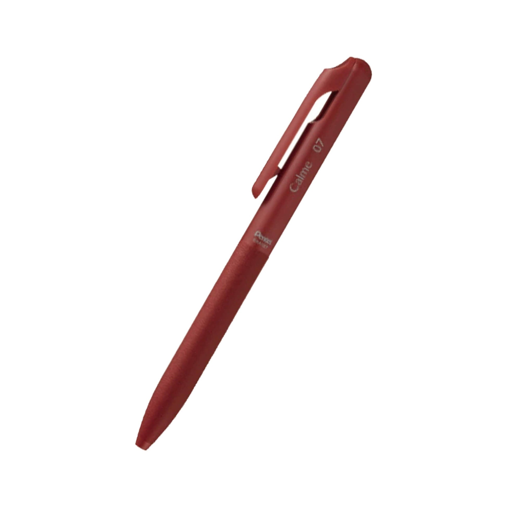 Pentel Calme Ballpoint Pen 0.7mm - Red (Red Ink) - Ballpoint Pens