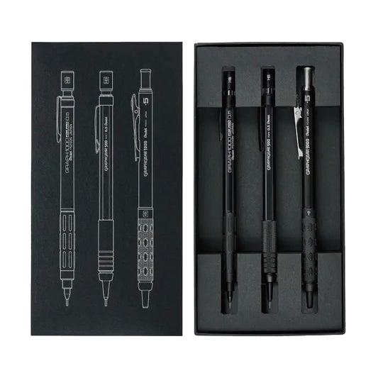 Pentel Drafting Mechanical Pencils 60th Anniversary Limited 3 - Pen Set - Mechanical Pencils