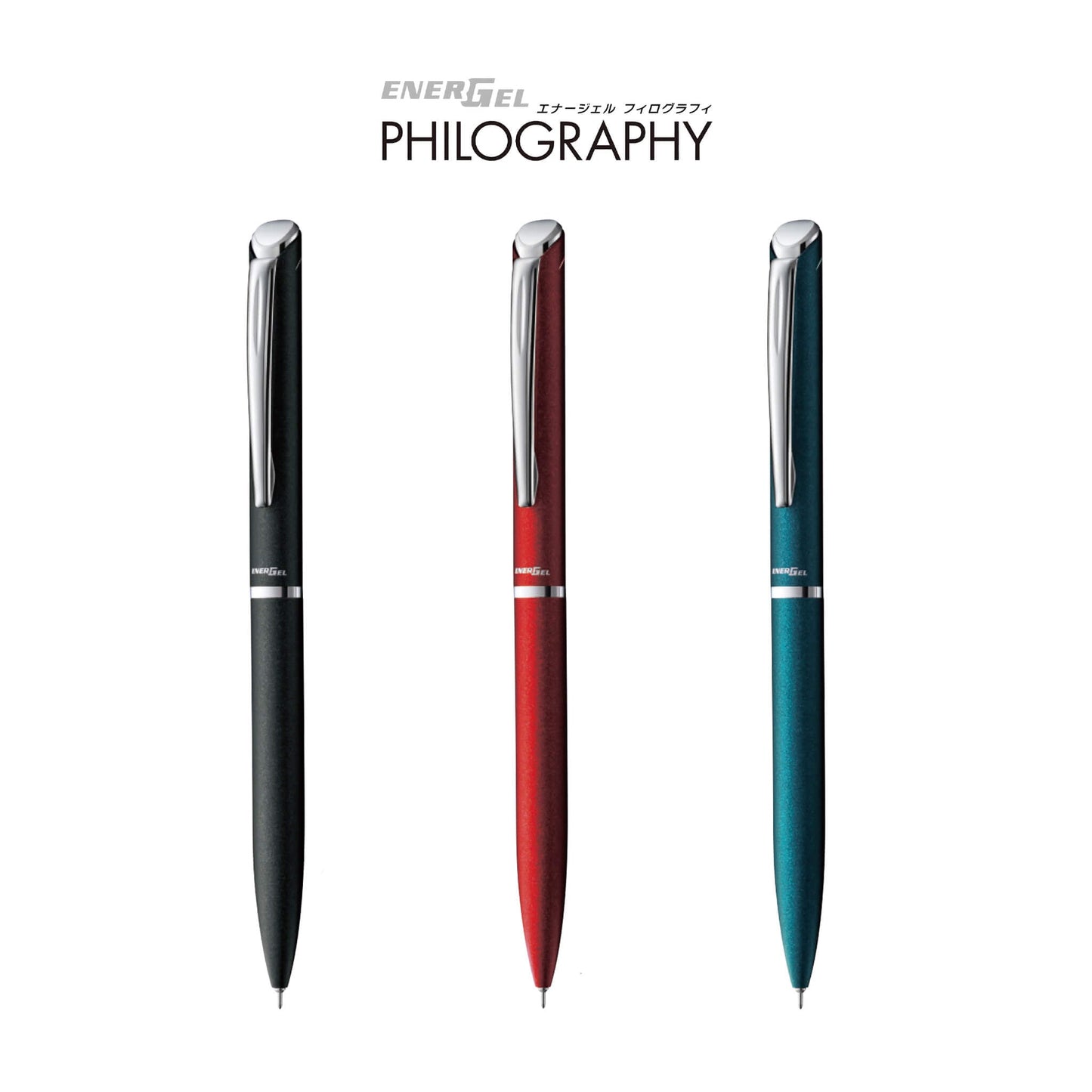 Pentel EnerGel Philography Gel Pen 0.5mm - Red - Gel & Rollerball Pens