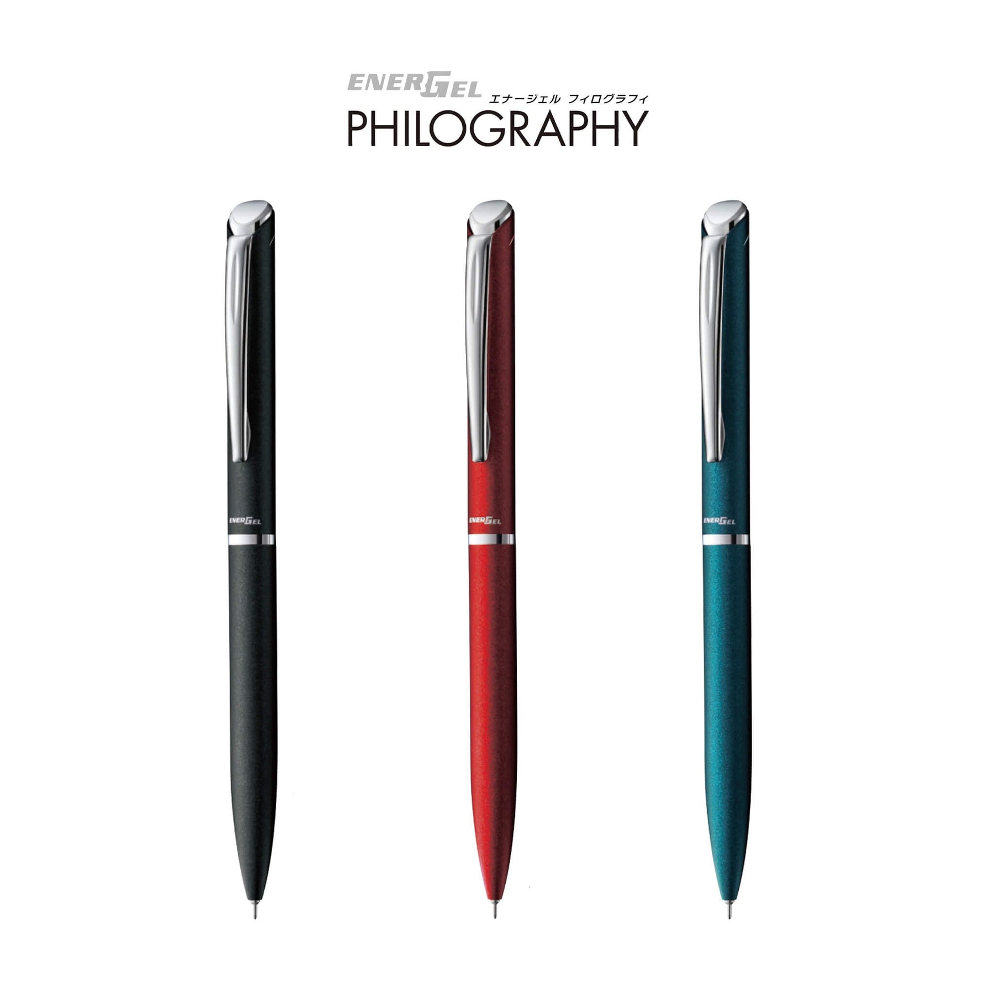 Pentel EnerGel Philography Gel Pen 0.5mm - Red - Gel & Rollerball Pens