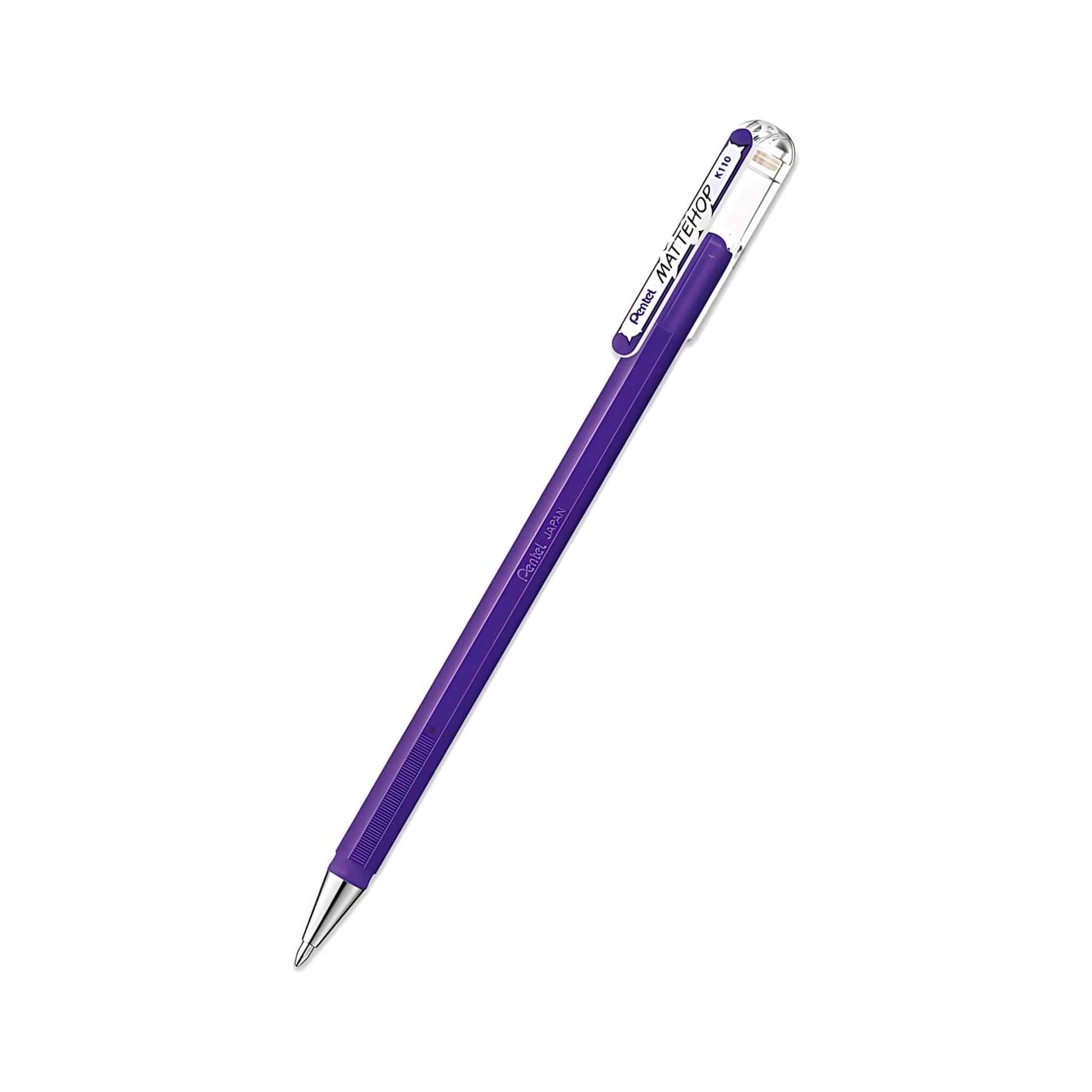 Pentel Mattehop Gel Roller Pen Original Colors - Violet - Gel & Rollerball Pens