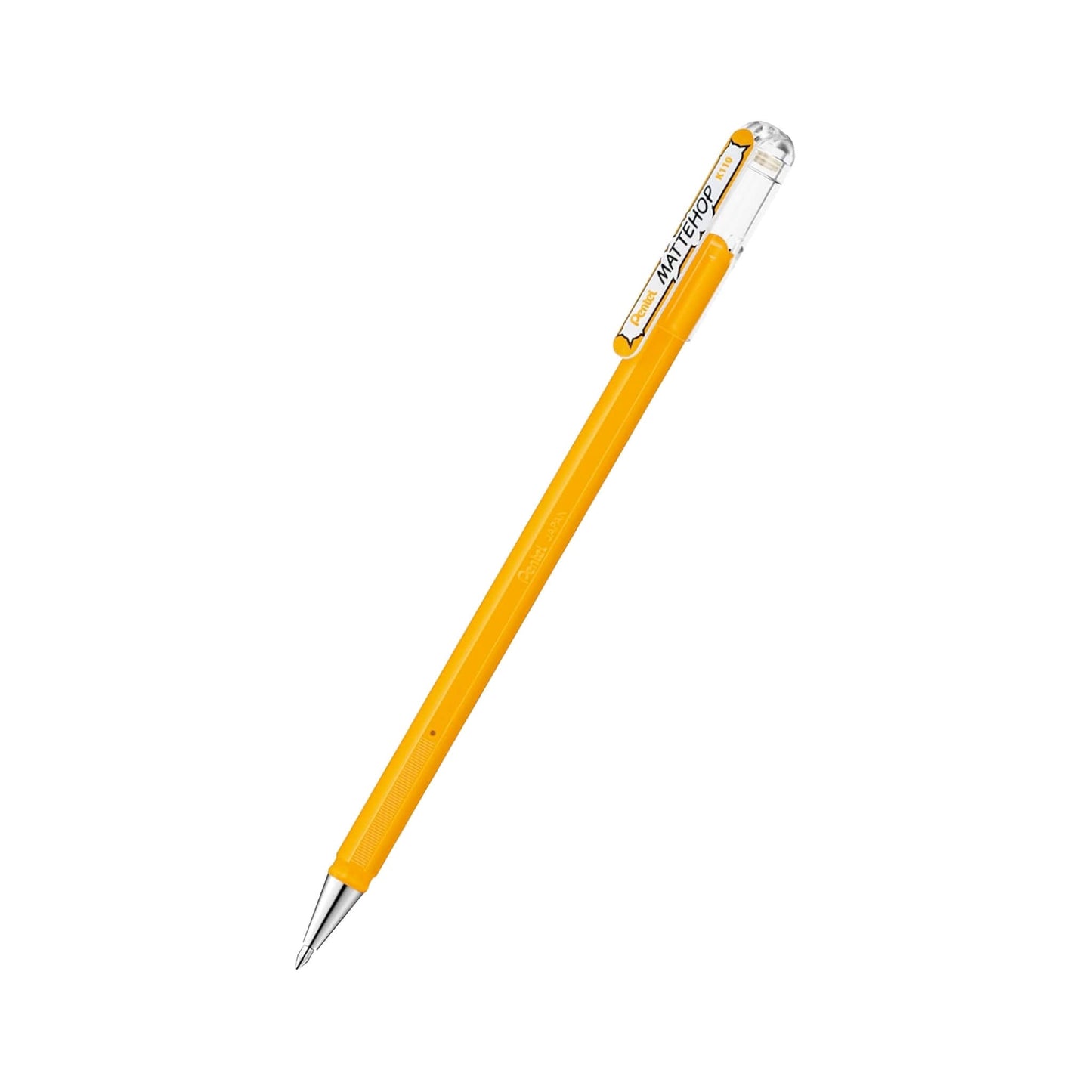 Pentel Mattehop Gel Roller Pen Original Colors - Yellow Orange - Gel & Rollerball Pens