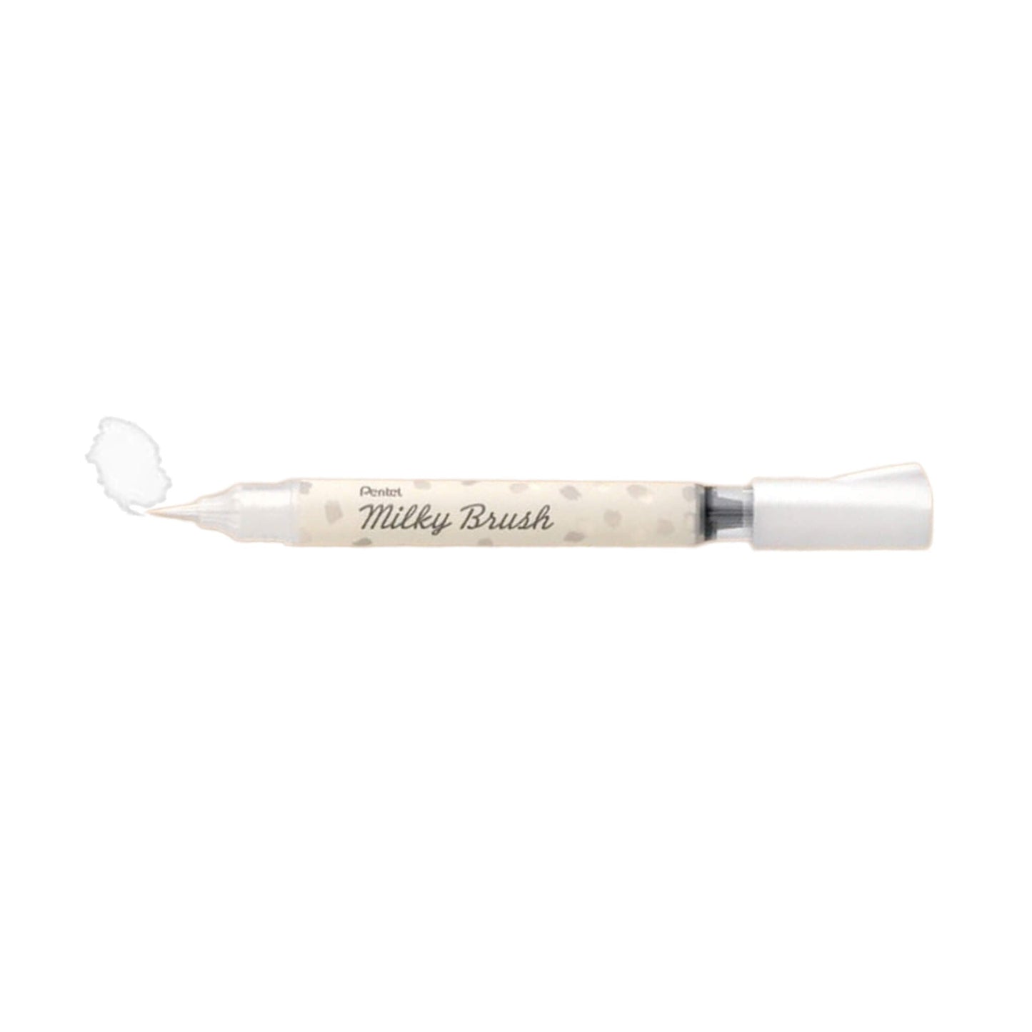 Pentel Milky Brush - White - Brush Pens