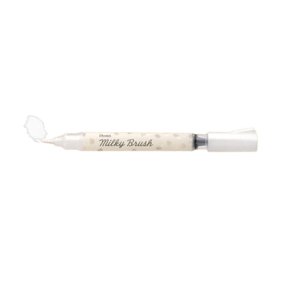 Pentel Milky Brush - White - Brush Pens