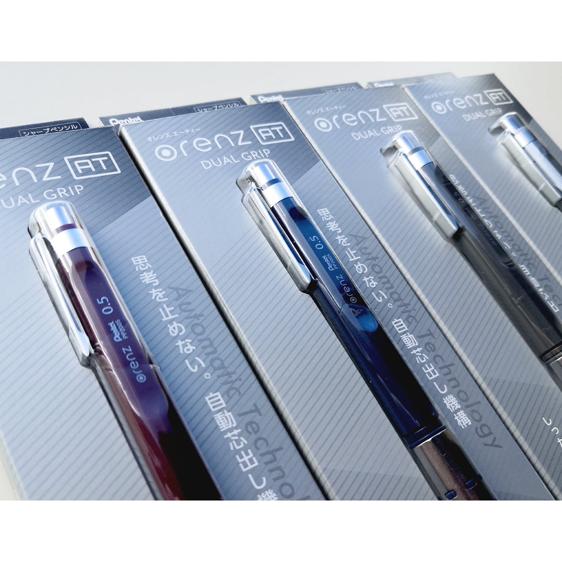 Pentel Orenz AT Dual Grip Mechanical Pencil - Silver - Mechanical Pencils