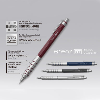 Pentel Orenz AT Dual Grip Mechanical Pencil - Silver - Mechanical Pencils