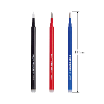 Pilot FriXion Ball 0.7mm Erasable Gel Pen Refill LFBKRF30F (3 - Pack) - Black - Pen Refills