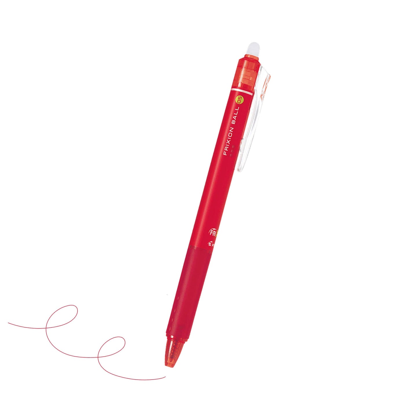Pilot FriXion Ball Knock Erasable Gel Pen 0.5mm - Red - Gel & Rollerball Pens