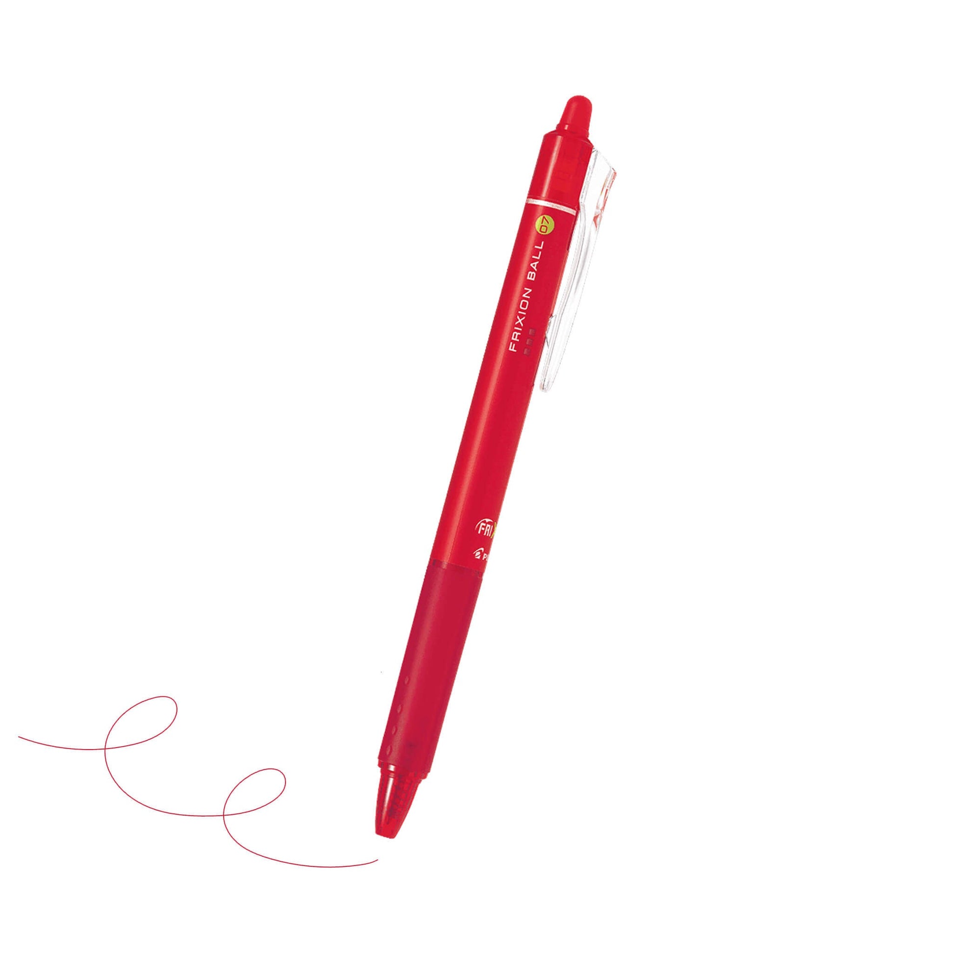Pilot FriXion Ball Knock Erasable Gel Pen 0.7mm - Red - Gel & Rollerball Pens