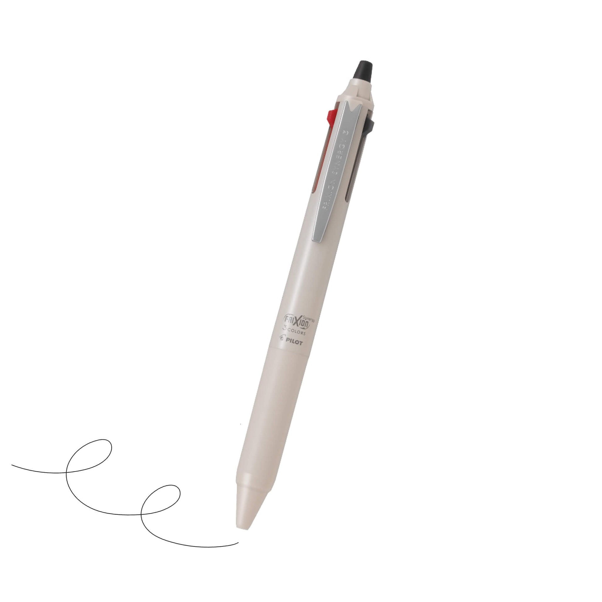 Pilot FriXion Synergy 3 3 - Color Erasable Gel Pen 0.4mm - Beige - Multi - Color Pens