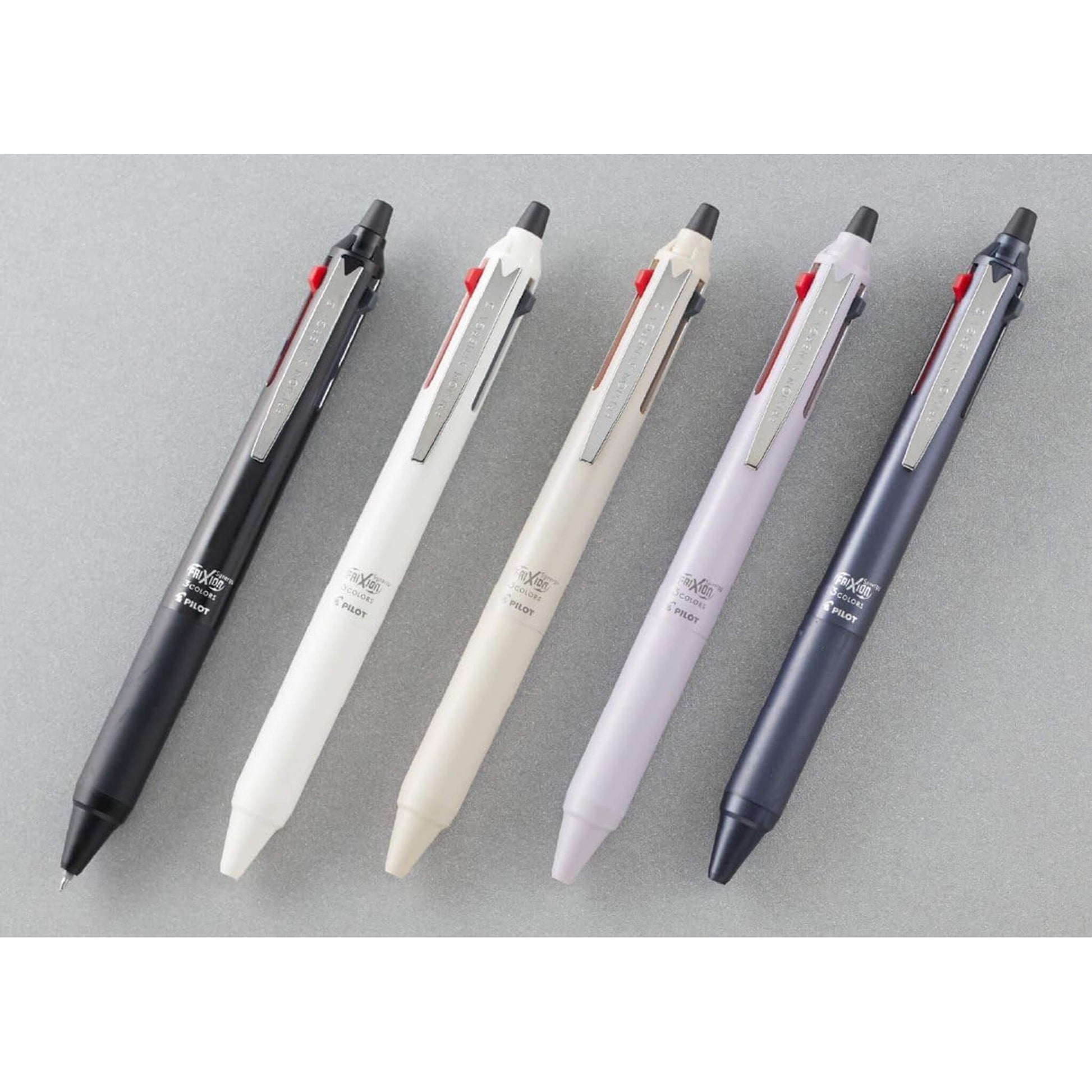 Pilot FriXion Synergy 3 3 - Color Erasable Gel Pen 0.4mm - Black - Multi - Color Pens