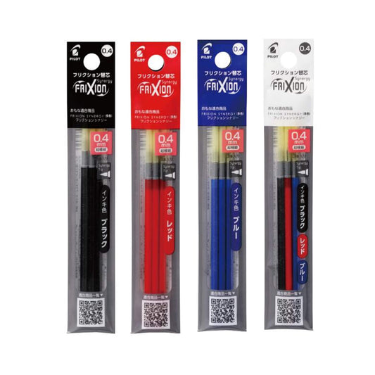 Pilot FriXion Synergy 3 Multi - Color Gel Pen Refill LFRF - 243 0.4mm - Black - Pen Refills