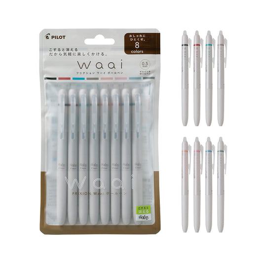 Pilot FriXtion Waai Erasable Gel Pen 8 - color Set - 8 - color Set - Gel & Rollerball Pens