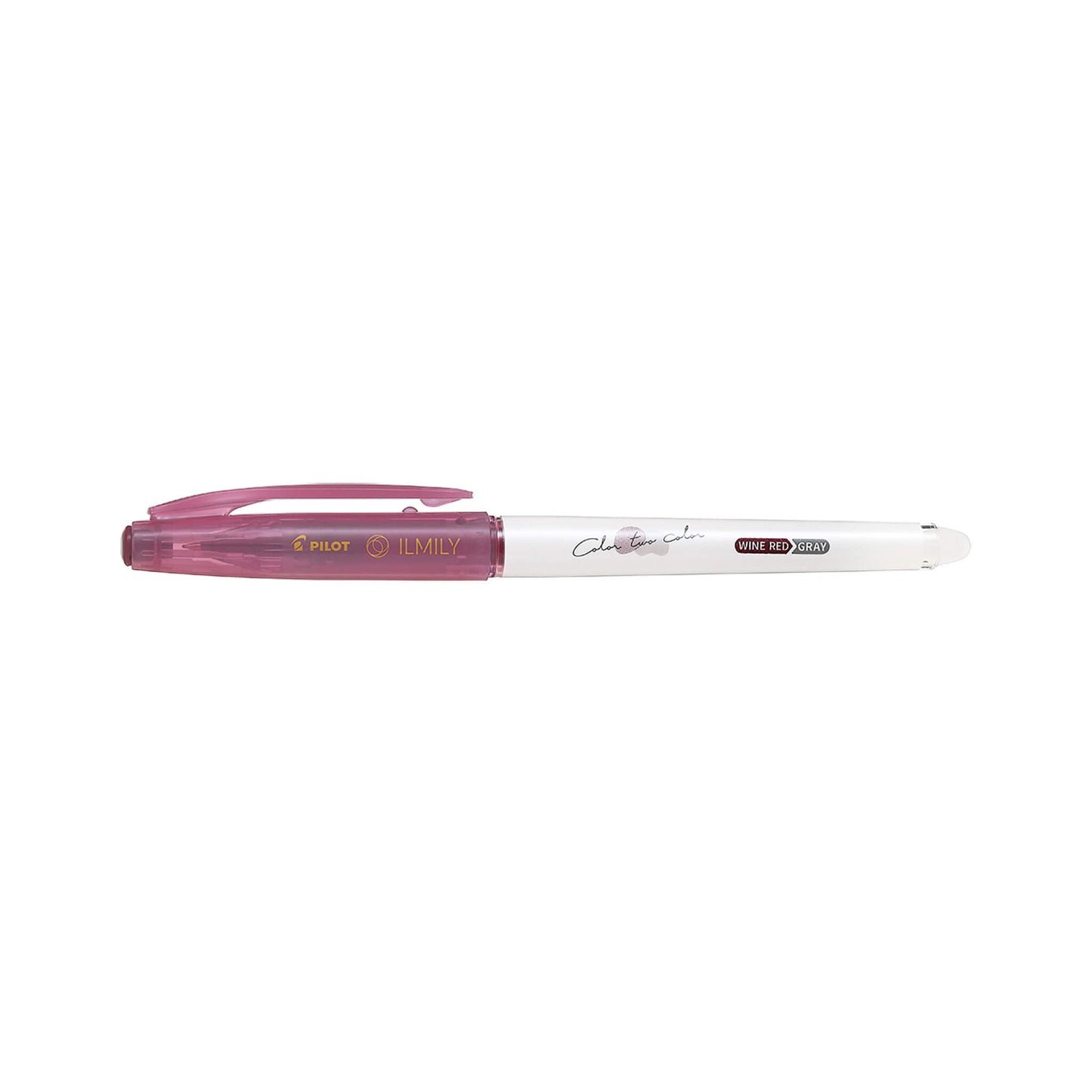 Pilot ILMILY Color Two Color Gel Pen 0.4mm - Wine Red Gray - Gel & Rollerball Pens