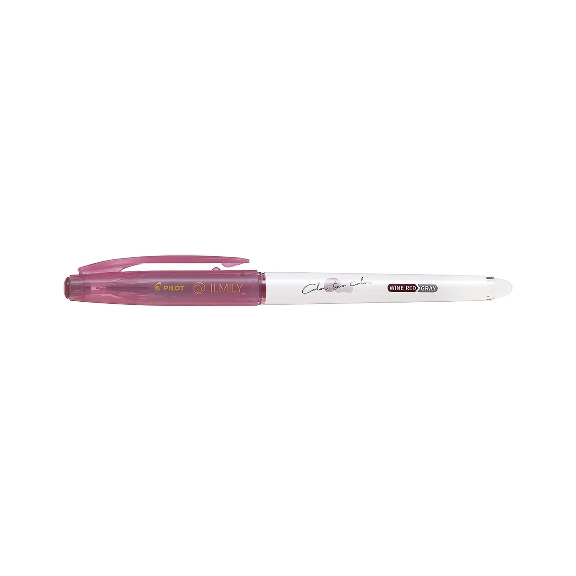 Pilot ILMILY Color Two Color Gel Pen 0.4mm - Wine Red Gray - Gel & Rollerball Pens