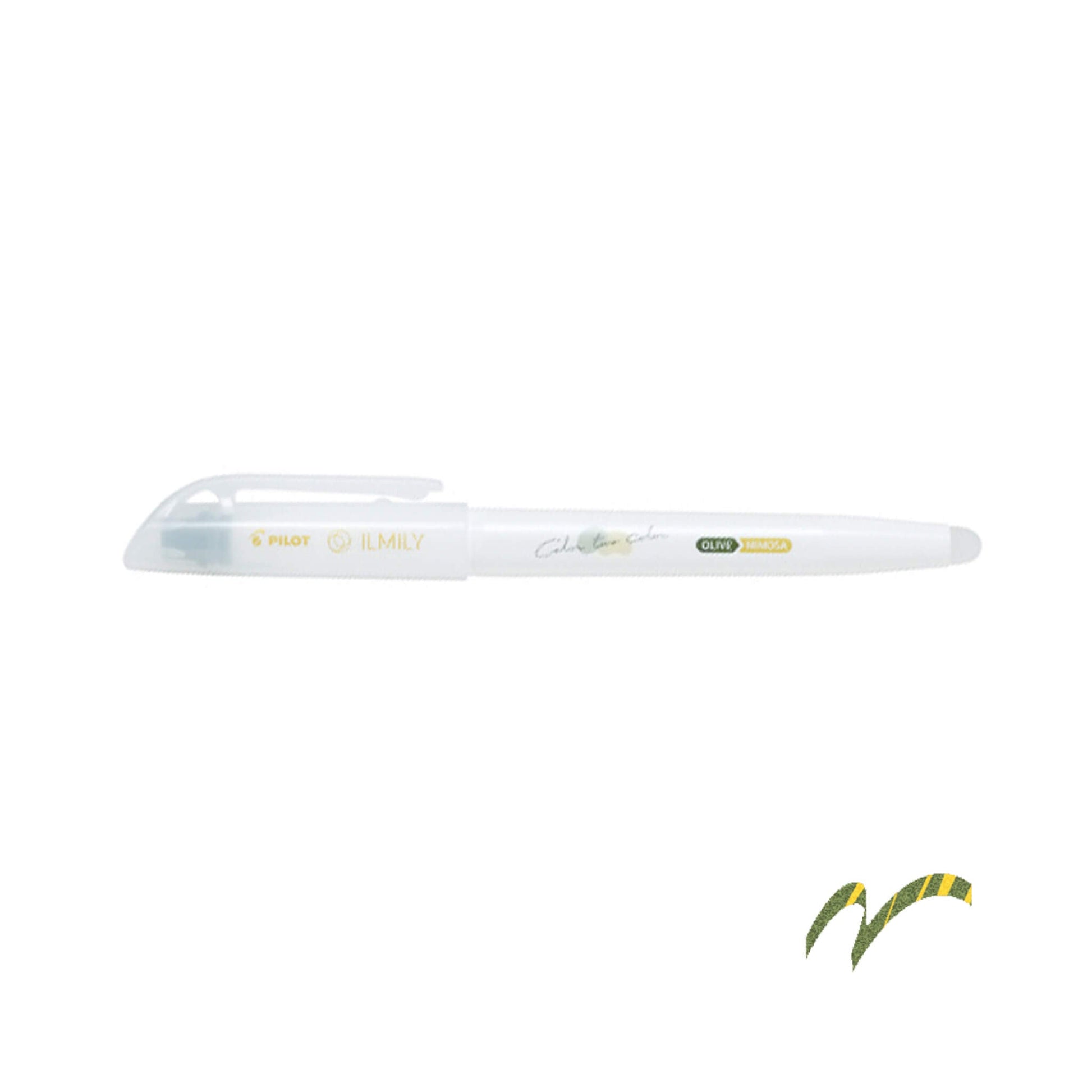 Pilot ILMILY Color Two Color Highlighter - Olive|Mimosa - Highlighters
