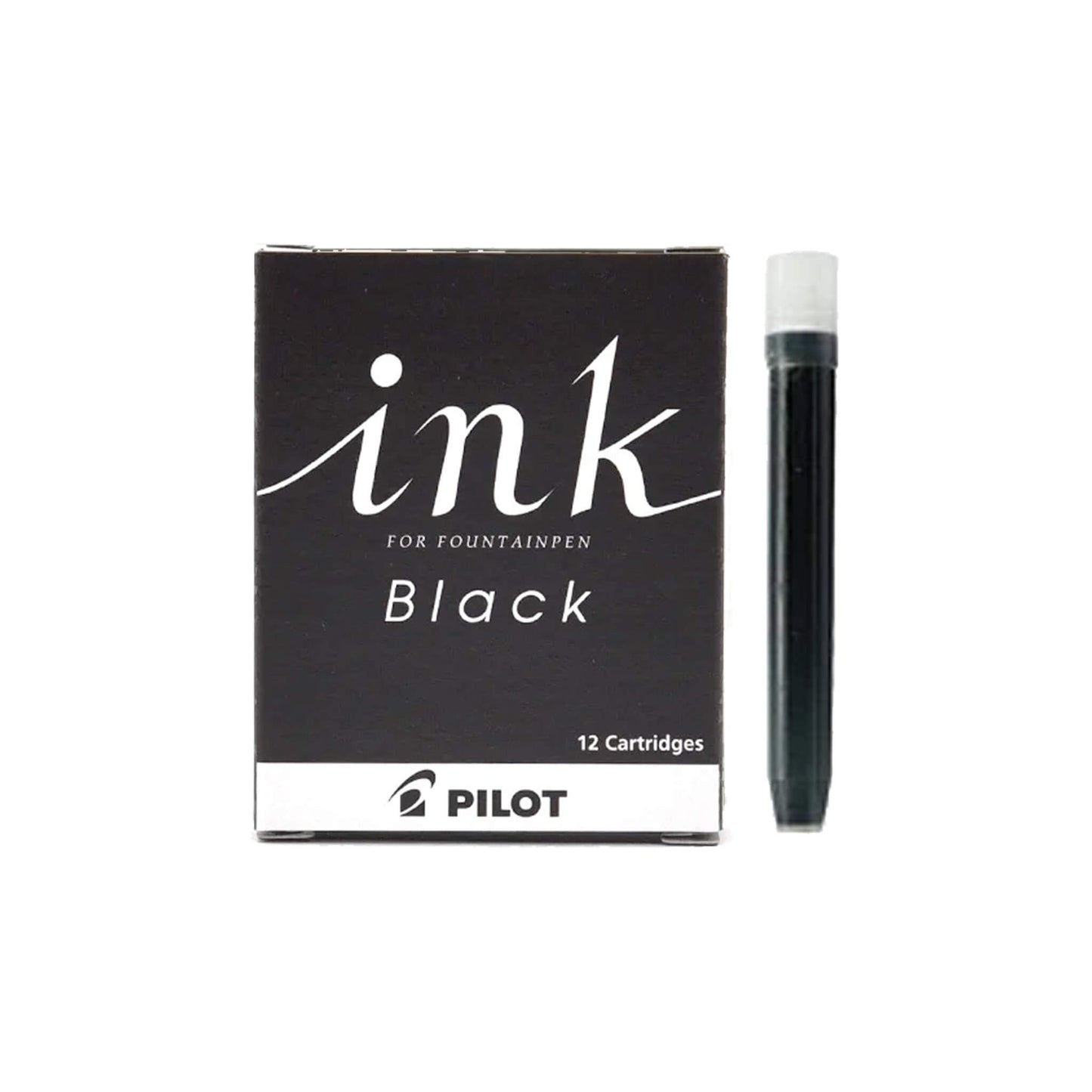 Pilot Ink Cartridge 12 - pc Pack Black - Ink Cartridge