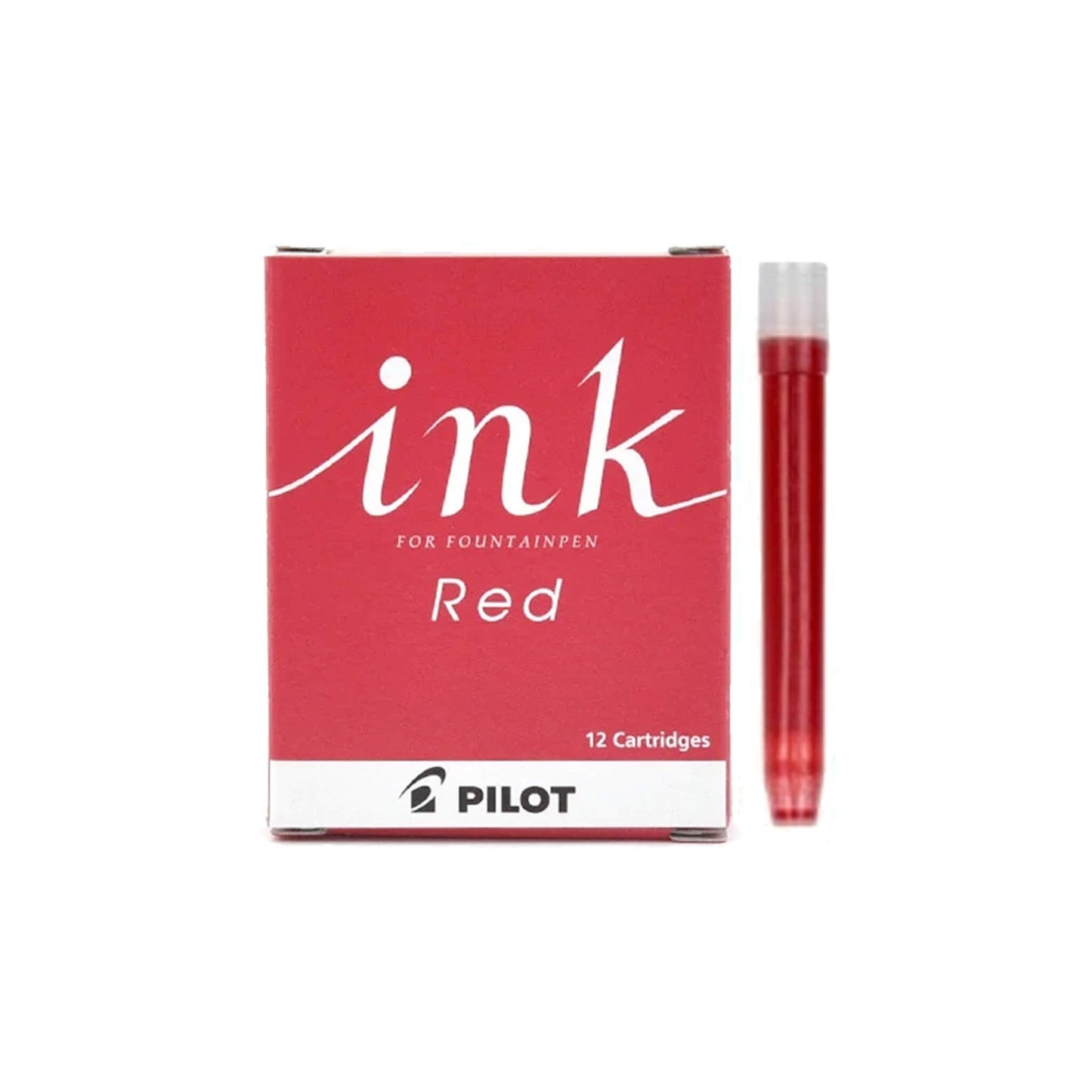 Pilot Ink Cartridge 12 - pc Pack Red - Ink Cartridge