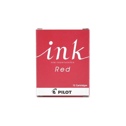 Pilot Ink Cartridge 12 - pc Pack Red - Ink Cartridge