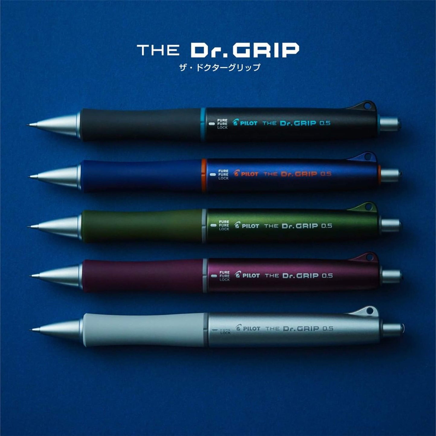 Pilot THE DR. GRIP Mechanical Pencil 0.5mm - Dark Gray - Mechanical Pencils