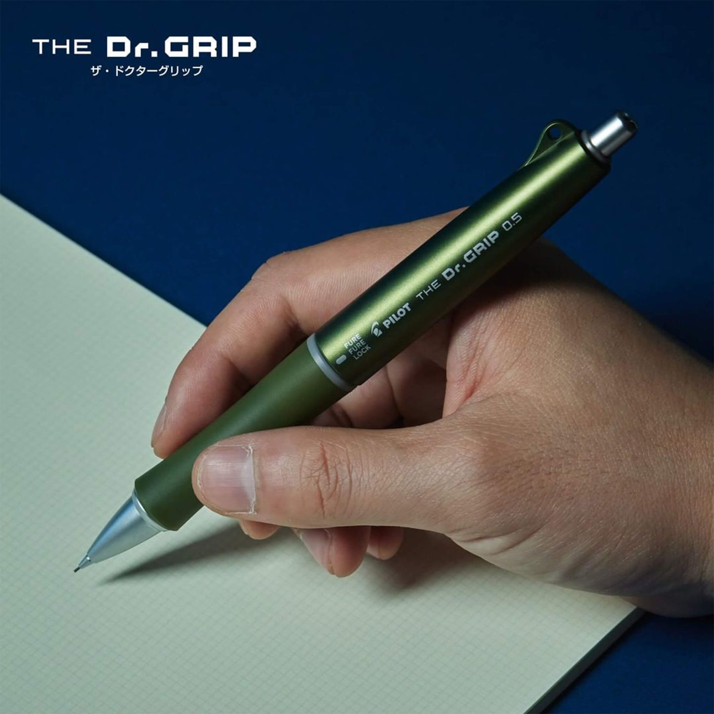 Pilot THE DR. GRIP Mechanical Pencil 0.5mm - Dark Gray - Mechanical Pencils