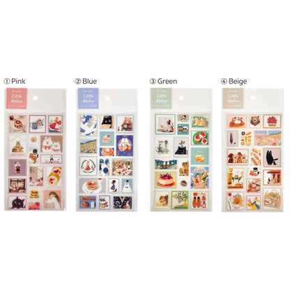 Pine Book Tracing Paper Sticker Little Atelier - Beige - Sticker Sheets