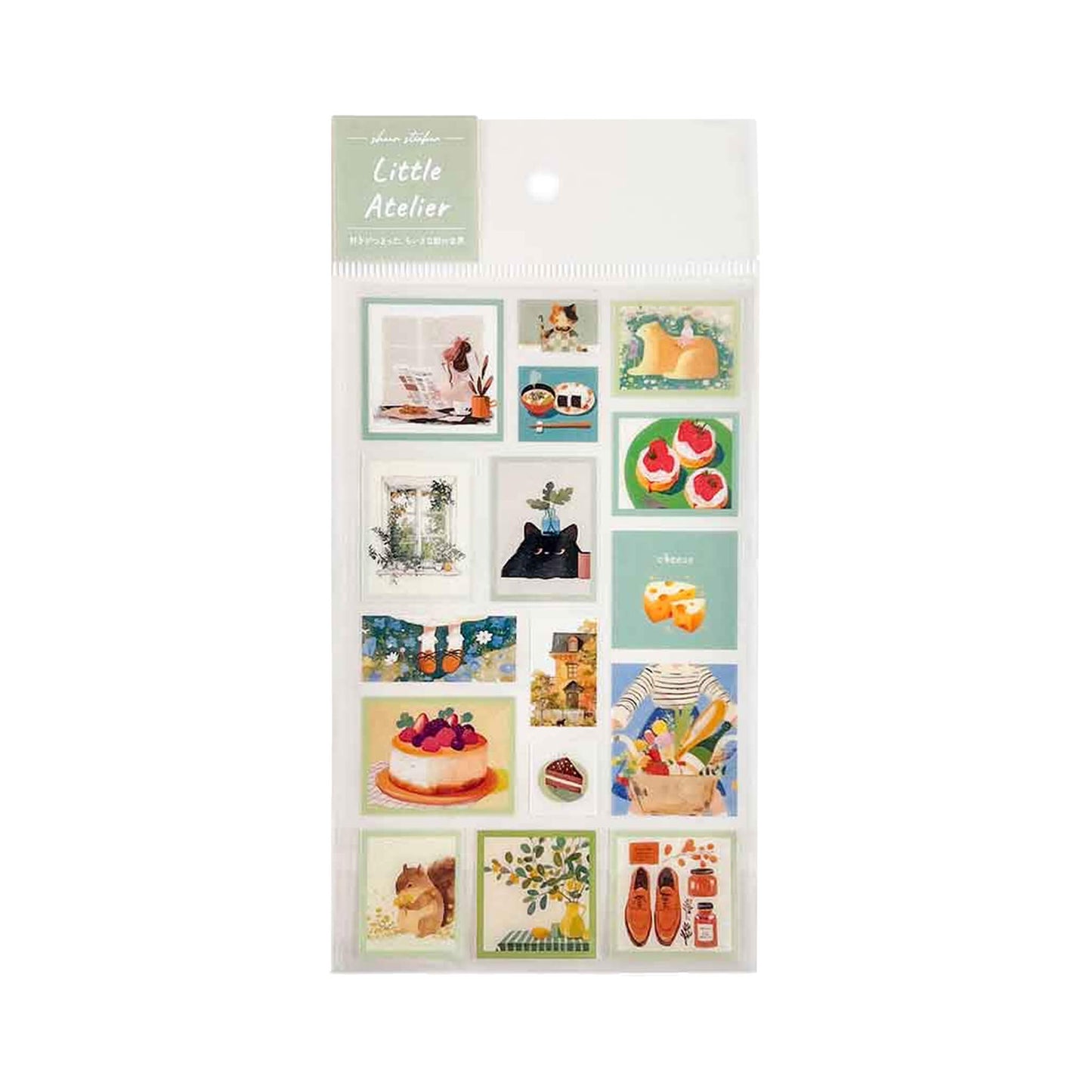 Pine Book Tracing Paper Sticker Little Atelier - Green - Sticker Sheets