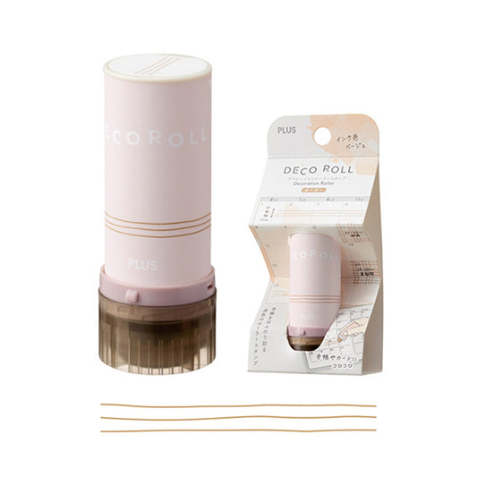 PLUS Deco Roll Stamp - Border [5mm] - Pre - inked Stamps