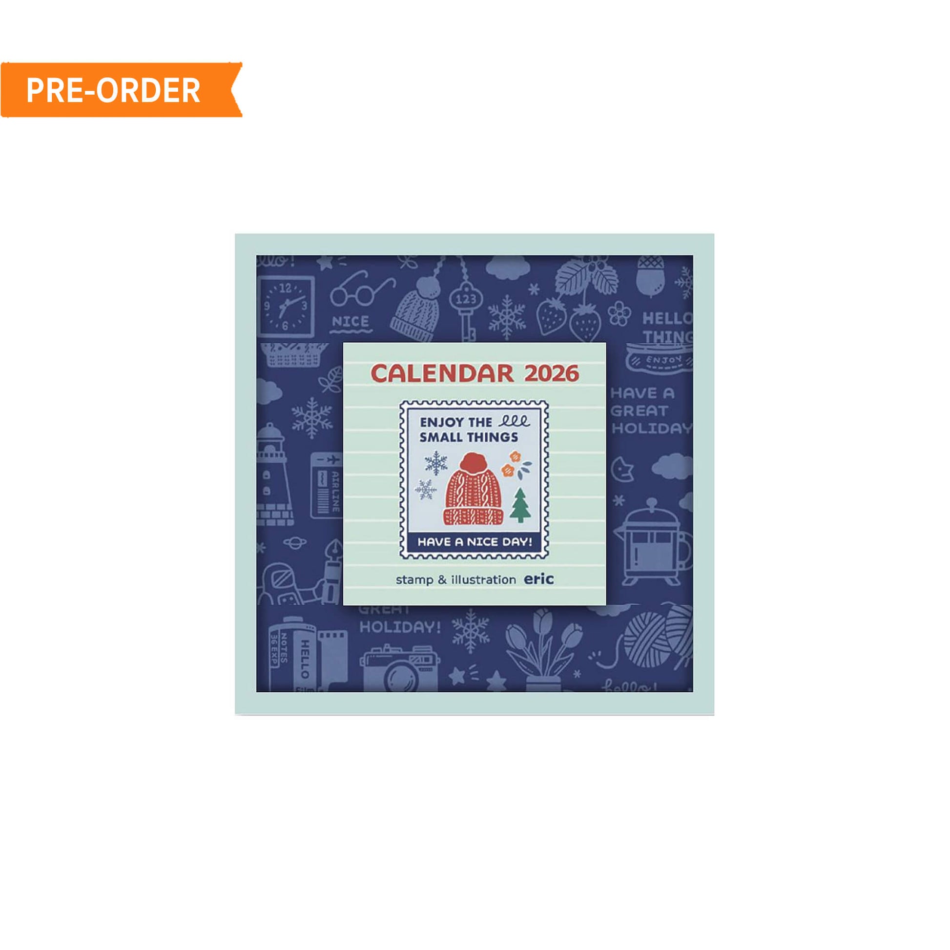 [PRE - ORDER] Eric Small Things × Shinnippon Calendar 2026 Color Daily Calendar - 2026 Calendars