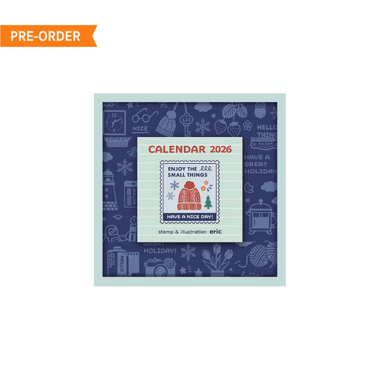 [PRE - ORDER] Eric Small Things × Shinnippon Calendar 2026 Color Daily Calendar - 2026 Calendars