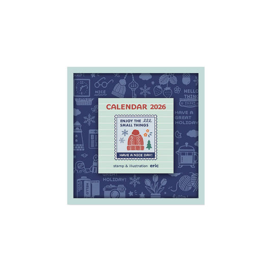 [PRE - ORDER] Eric Small Things × Shinnippon Calendar 2026 Color Daily Calendar - 2026 Calendars